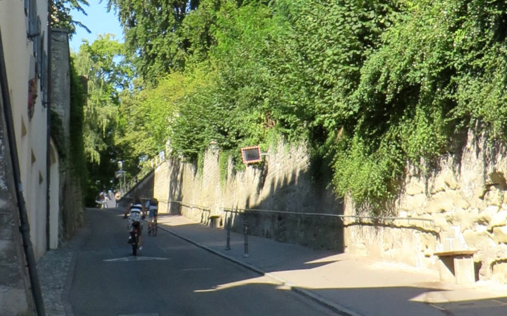 Überlingen: Gradebergstraße (26.7.2018; Foto: Meyerbröker)