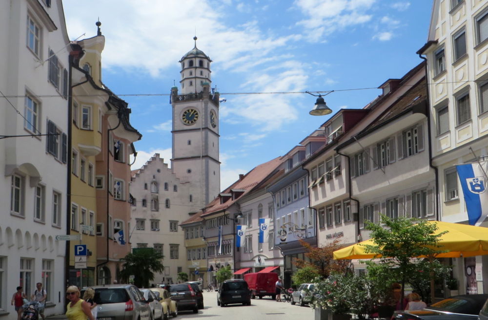 Ravensburg: Kirchstraße (28.7.2018; Foto: Meyerbröker)