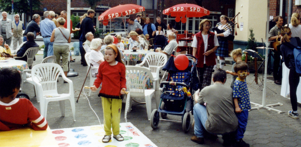 Sommerfest der SPD Hiltrup an der Marktallee / Haus Bröcker (7.9.2002)