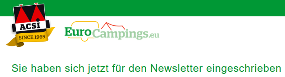 So reagiert ACSI, wenn man Werbemails abbestellt (website: https://www.eurocampings.de/newsletter/unsubscribe/....; 30.03.2017)