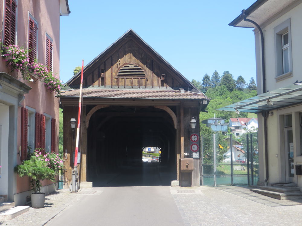 Zoll Diessenhofen (4.7.2019; Foto: Meyerbröker)