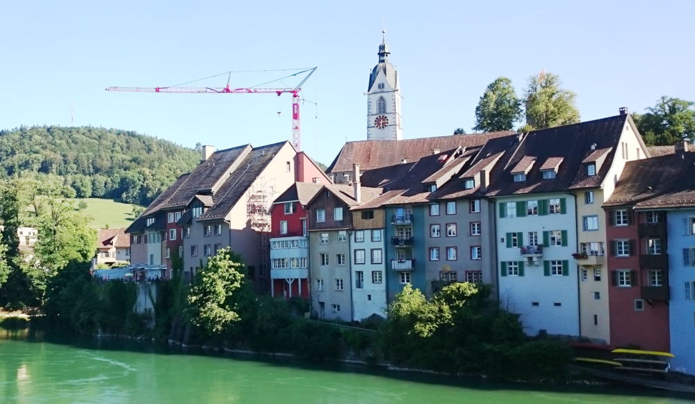 Das Schweizer Laufenburg (5.7.2019; Foto: Klare)