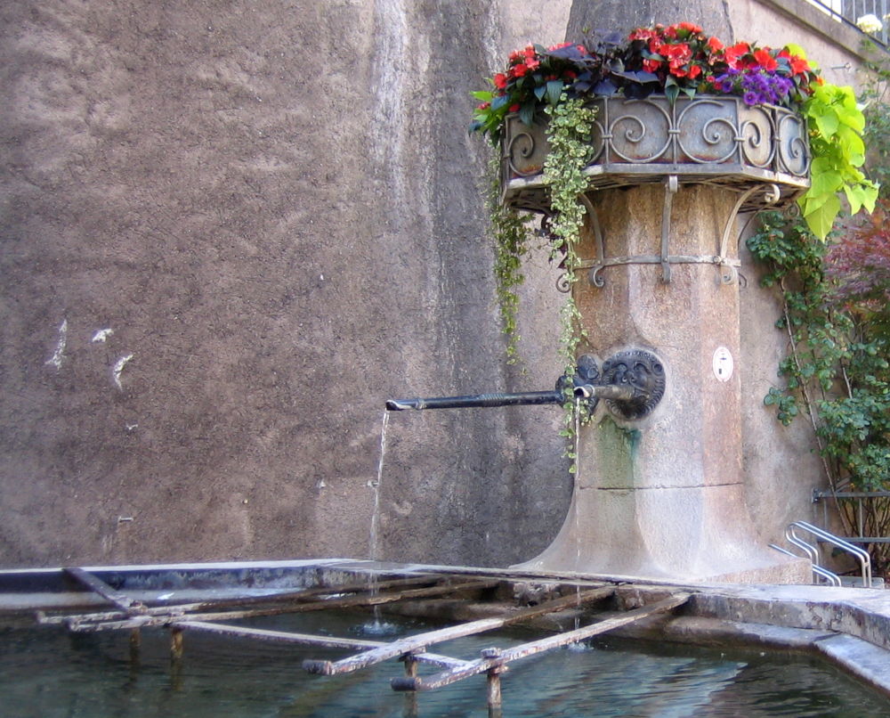 Brunnen (Laufenburg, 5.7.2019; Foto: Klare)