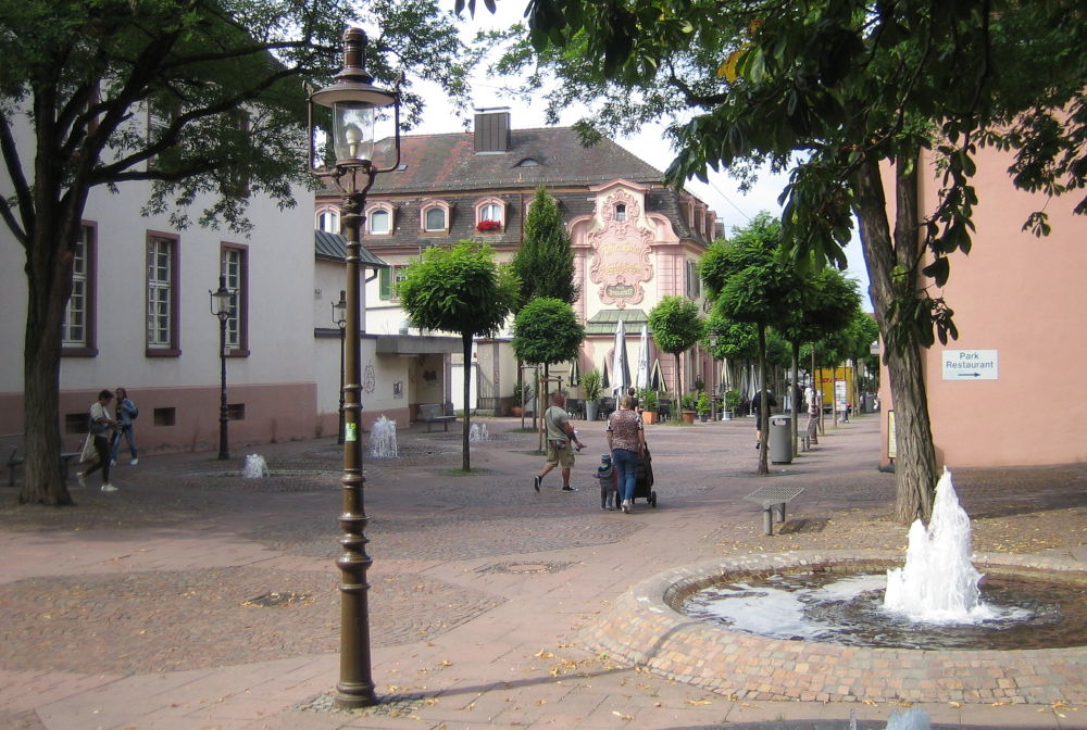 Rastatt, Poststraße (13.7.2019; Foto: Klare)