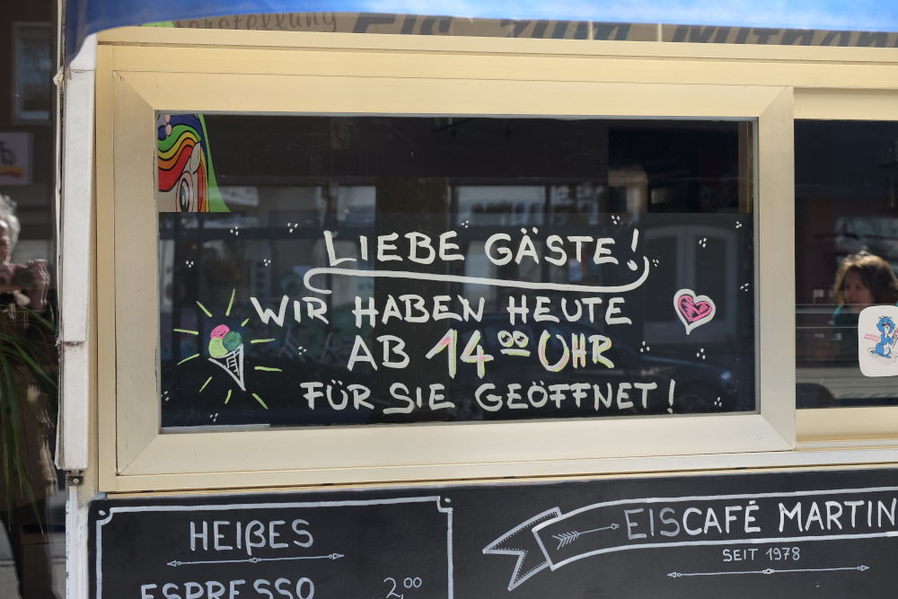 Es gibt noch Eis! (25.3.2020; Foto: Klare)