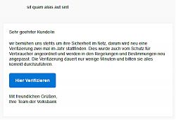 Phishing-Email (2.4.2020; von außen stammende Inhalte durch Thunderbird blockiert)