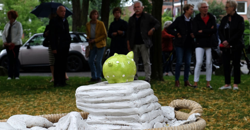 Das Schwein auf der Wäsche (5.7.2020; Foto: Klare)