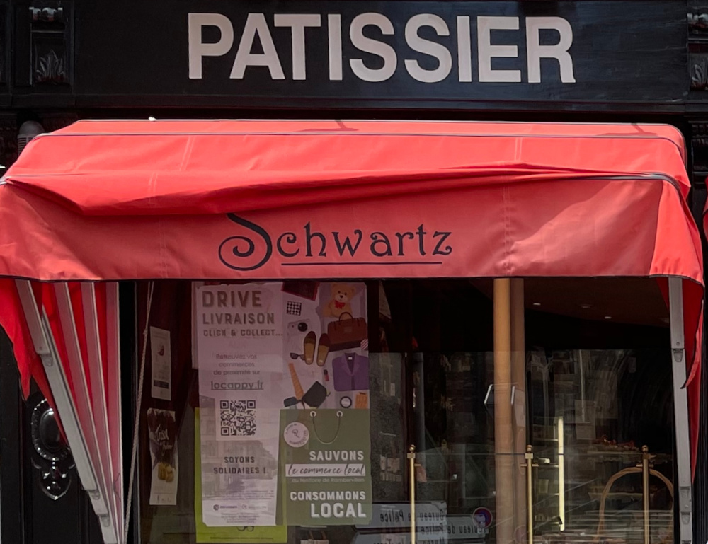 Patissier Chocolatier Schwartz in Rambervillers (10.8.2021; Foto: Henning Klare)