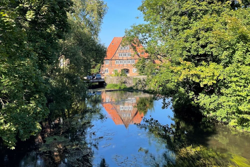 Lüneburg: Ratsmühle an der Ilmenau (7.9.2021; Foto: Henning Klare)