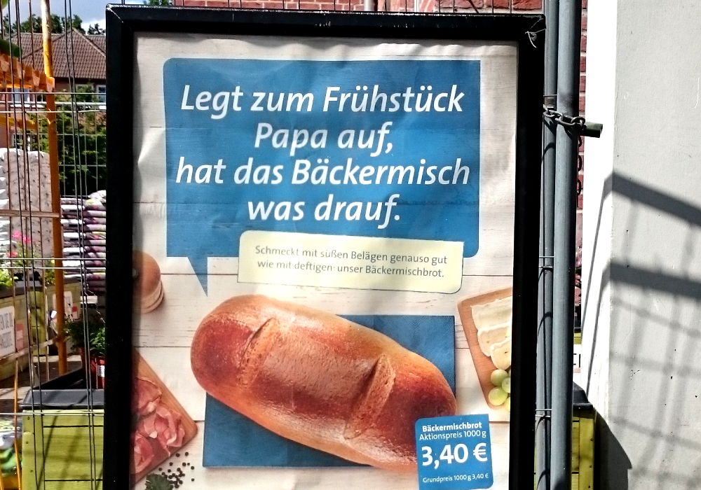 Supermarkt in Burgwedel (10.6.2017; Foto: Klare)