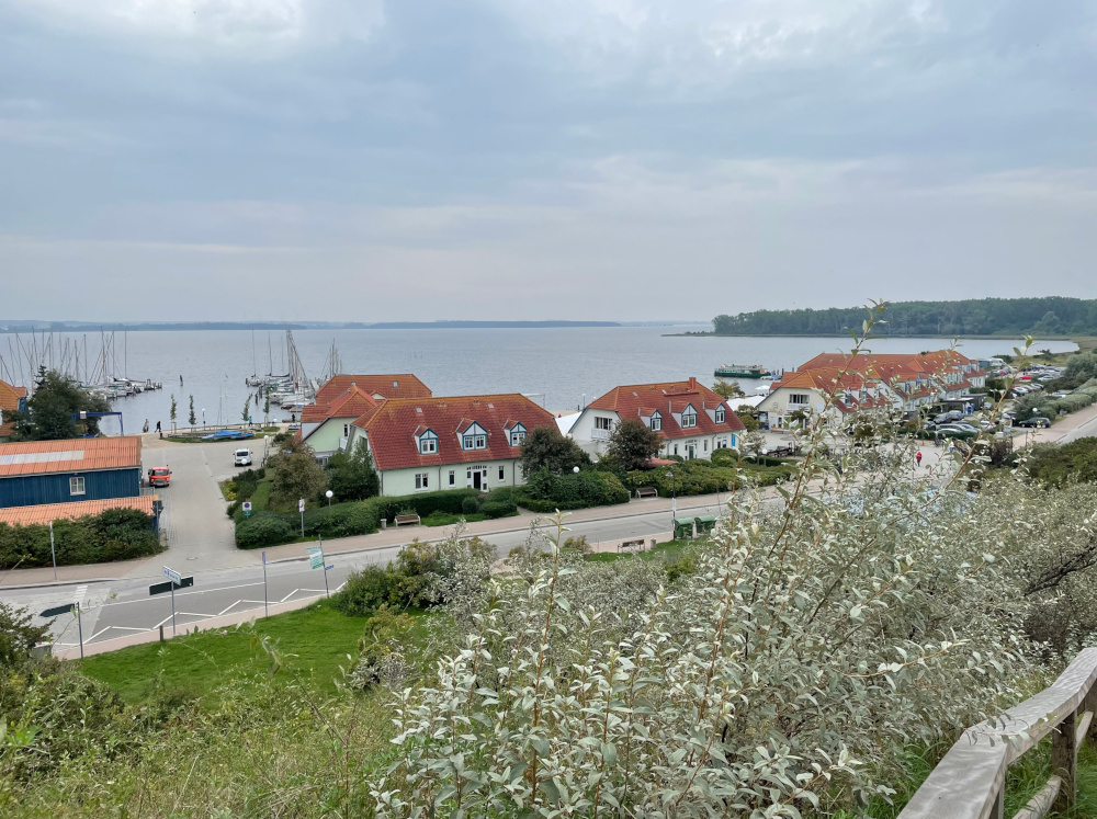 Rerik: Blick vom Schmiedeberg auf die Marina (15.9.2021; Foto: Henning Klare)