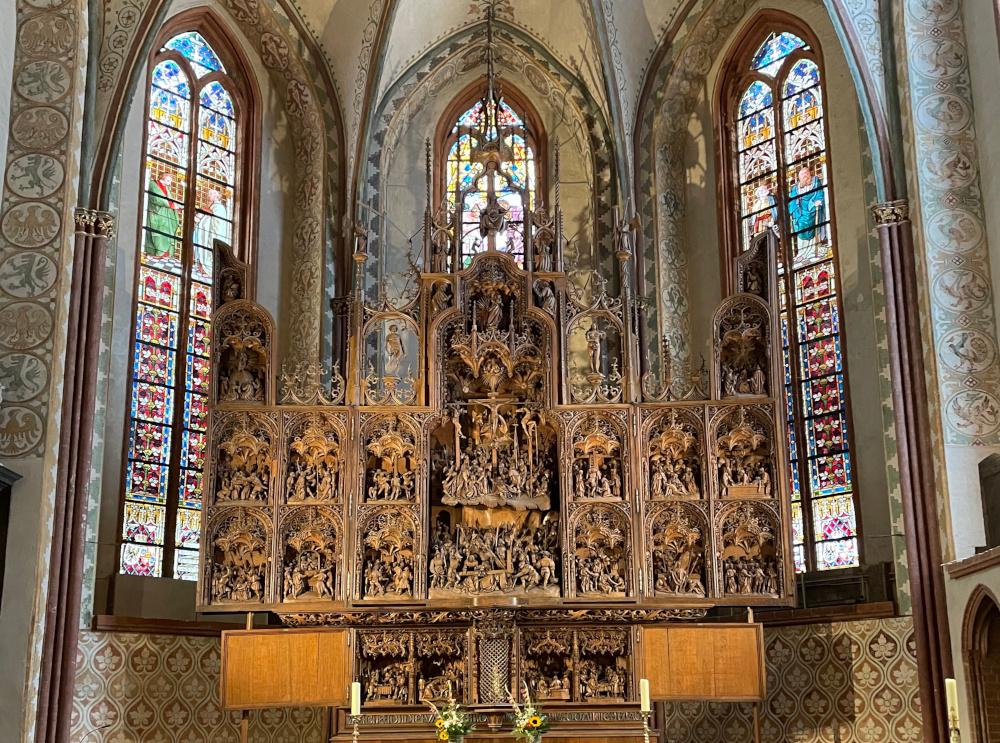 Schleswiger Dom: Der Bordesholmer Altar (18.9.2021; Foto: Henning Klare)