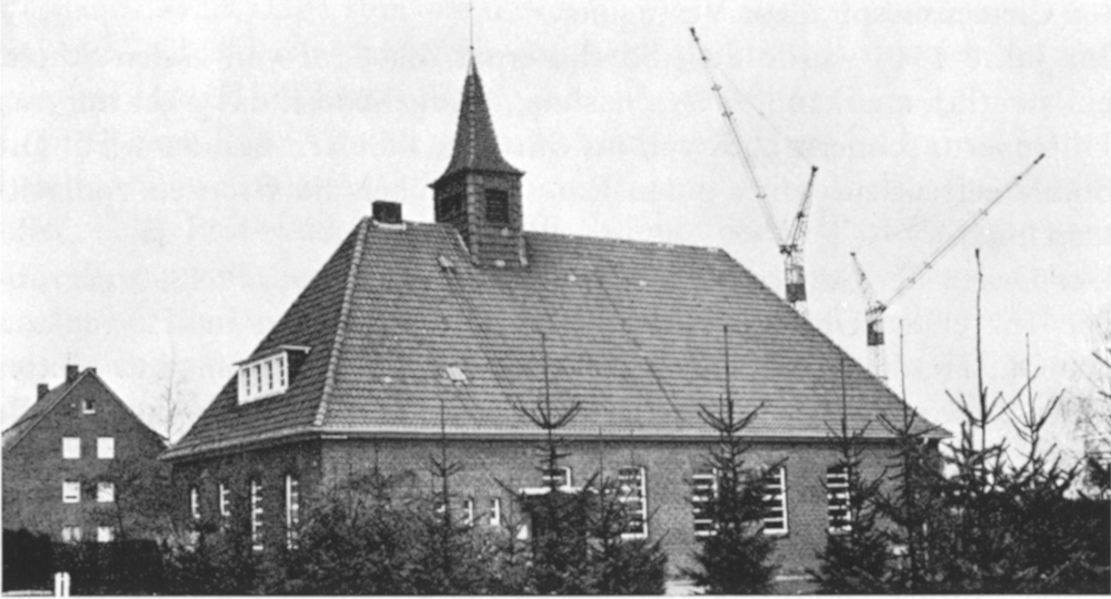 Hiltrup, Münsterstraße (heute: Hohe Geest): Evangelische Kirche (1932; Hiltruper Museum)