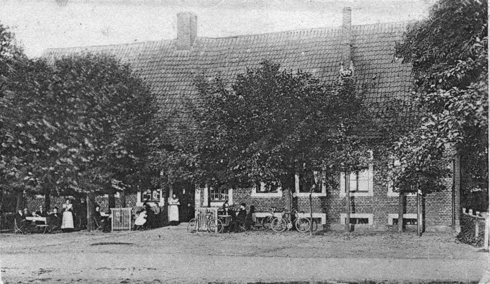 Gaststätte “Dickeweib“ (um 1910; historische Postkarte, Hiltruper Museum)
