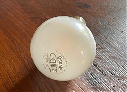 Osram-LED: Diese hielt nur 8 Monate (16.10.2022; Foto: Henning Klare)