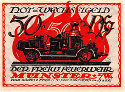 Notgeld der Freiwilligen Feuerwehr Münster (1921)