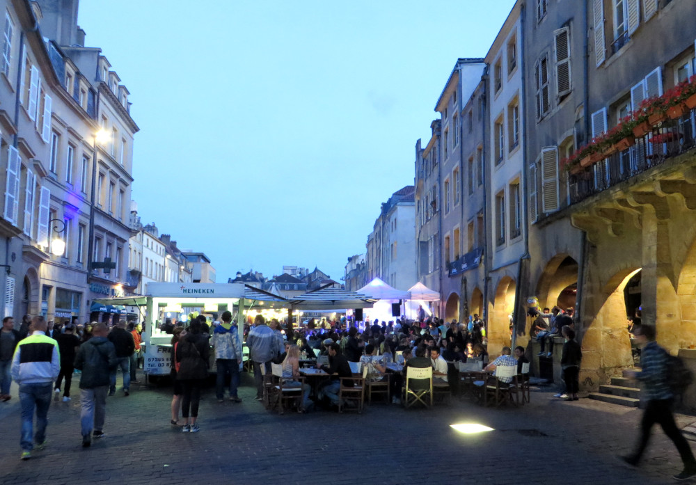 Place Saint Louis, Metz (21.6.2015; Foto: Klaus Meyerbröker)