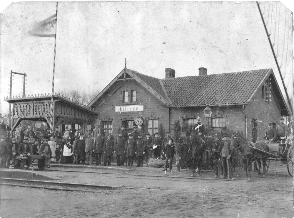 1898: Der Hiltruper Bahnhof feiert 30. Jubiläum (Foto: Hiltruper Museum)