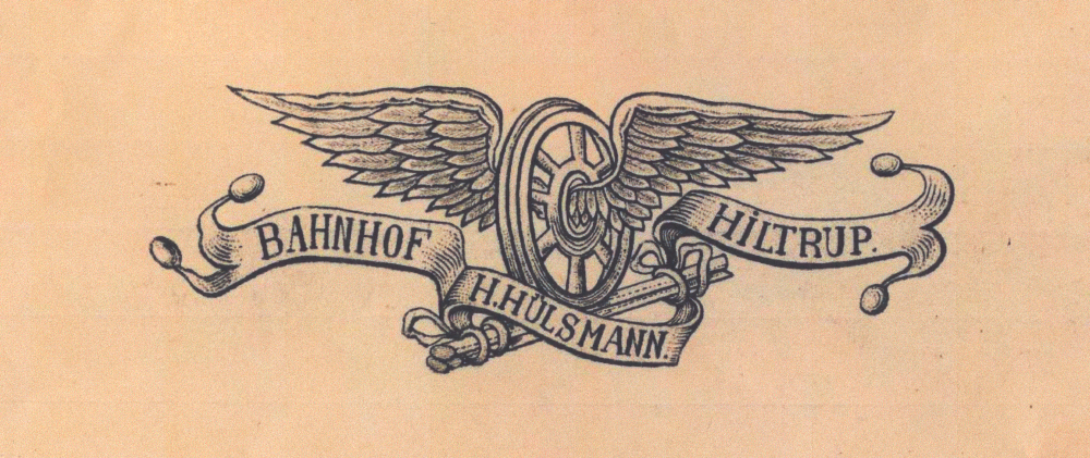 Bahnhofsspedition H. Hülsmann (Logo-Entwurf; Hiltruper Museum)