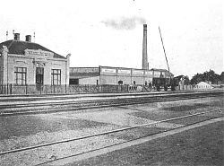 Hiltruper Terrazzo- und Cementwaren-Werke F. M. Dalhoff (1905; Foto: Hiltruper Museum)