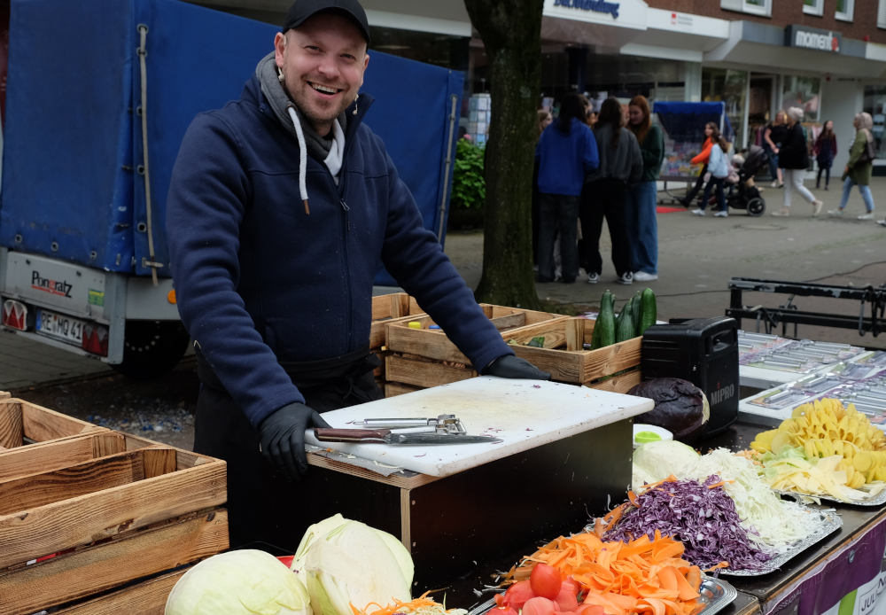 Hiltruper Frühlingsfest: Keine Angst vor Gemüse (4.5.2024; Foto: Henning Klare)