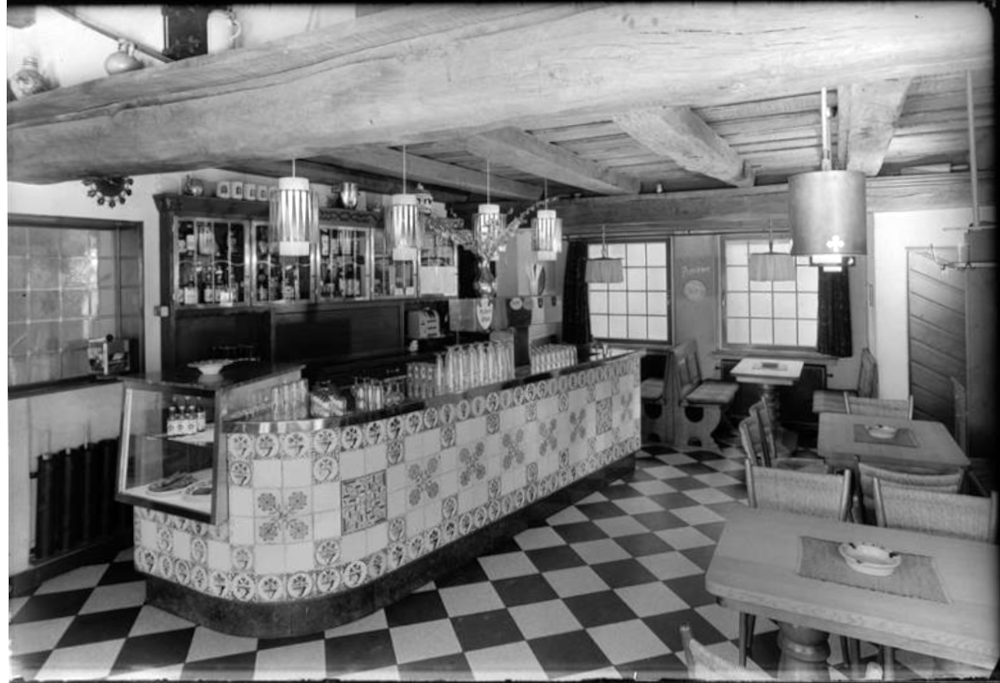 Hiltruper Hof: Neue Theke 1961 (Foto: Privatbesitz)