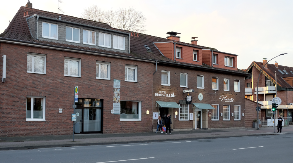 Hotel Hiltruper Hof und Henrik's (27.1.2025; Foto: Henning Klare)