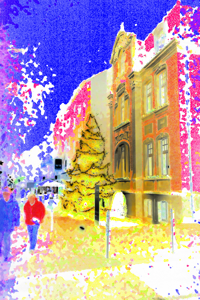 Die Weihnachtsmarktallee in Hiltrup (29.11.2025, 19:12h. Foto: Henning Klare)