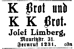Kriegsbrot (Münsterischer Anzeiger 16.1.1915, Bearbeitung: Henning Klare)