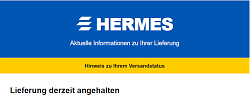 Gefälschte Mail von Hermes (27.4.2026)