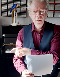 Christian Bleiming liest „Klaviatouren“ (Foto: Christian Bleiming)