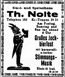 Karneval in Münster (Münsterischer Anzeiger 3.2.1928, Bearbeitung: Henning Klare)
