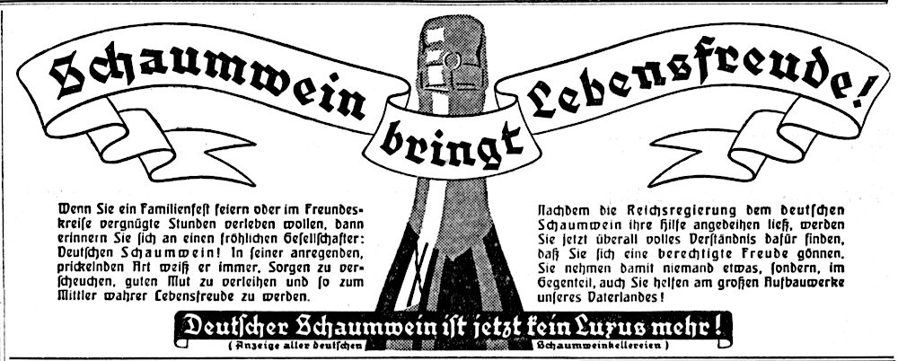 Trinken fürs Vaterland (Münsterischer Anzeiger 3.3.1934, Bearbeitung: Henning Klare)