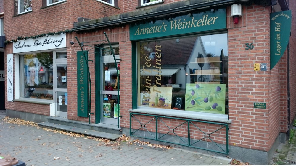 Marktallee 36: Annette's Weinkeller geht (Foto: Klare)