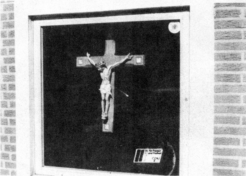 CDU-Informationsfenster in Hiltrup (Quelle: Hiltrup heute und morgen Nr. 26, Juni 1981)