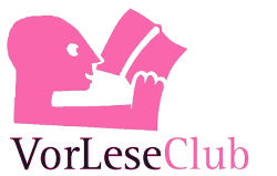 Logo des VorLeseClub Hiltrup (karminrot)