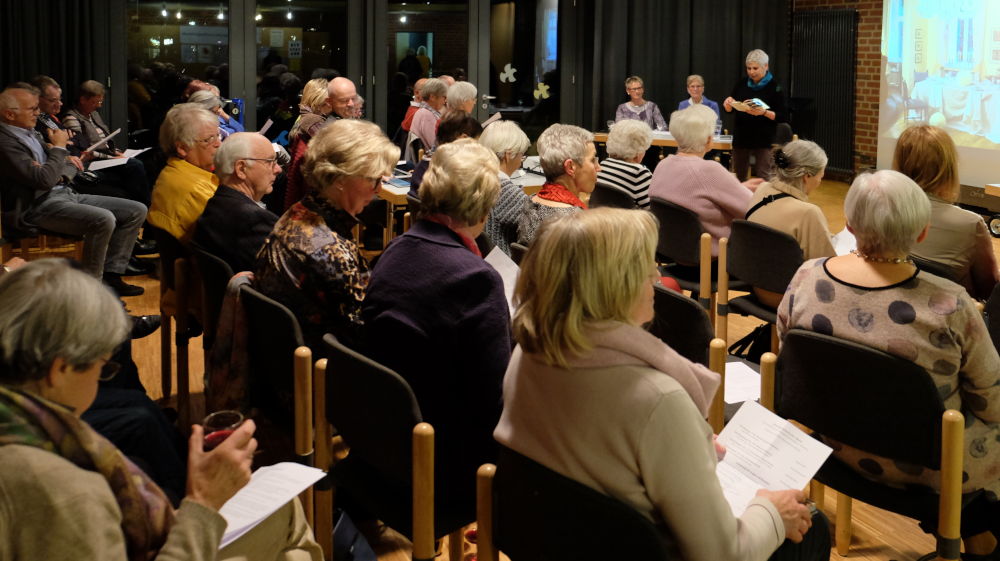 Heide Kraft liest Ringelnatz (9.11.2018; Foto: Klare)