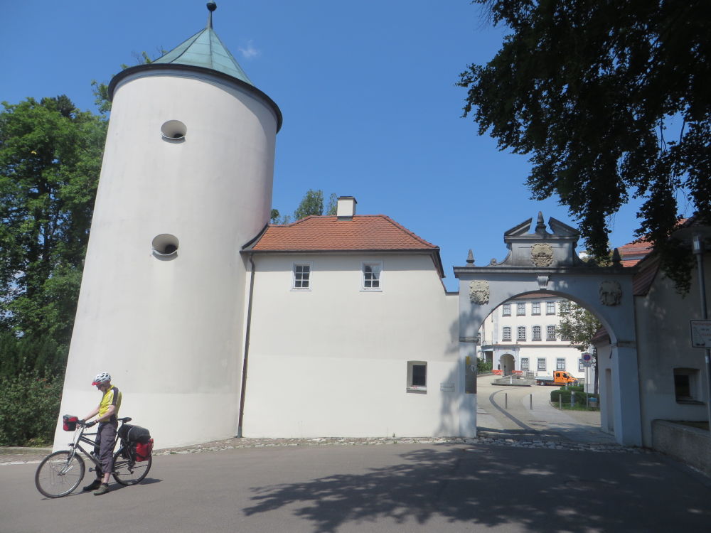 Schloss Großlaupheim (19.7.2018; Foto: Meyerbröker)