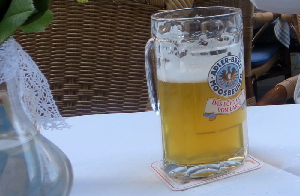 Adler-Bräu aus Moosbeuren … (19.7.2018; Foto: Meyerbröker)