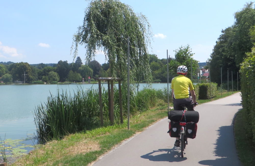 Bad Waldsee: Der Stadtsee (20.7.2018; Foto: Meyerbröker)