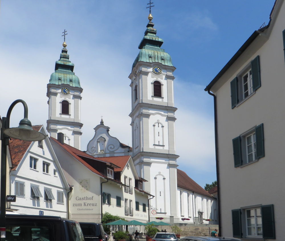 Bad Waldsee: Stiftskirche St. Peter (20.7.2018; Foto: Meyerbröker)