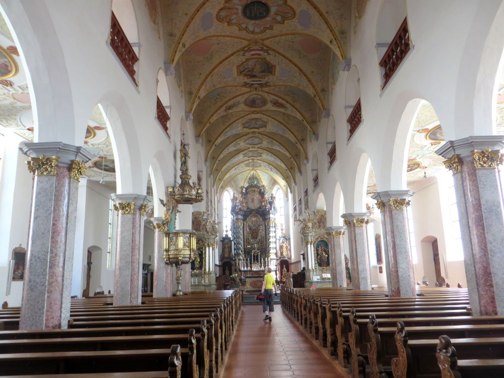 Bad Waldsee: Hochaltar der Stiftskirche St. Peter (20.7.2018; Foto: Meyerbröker)