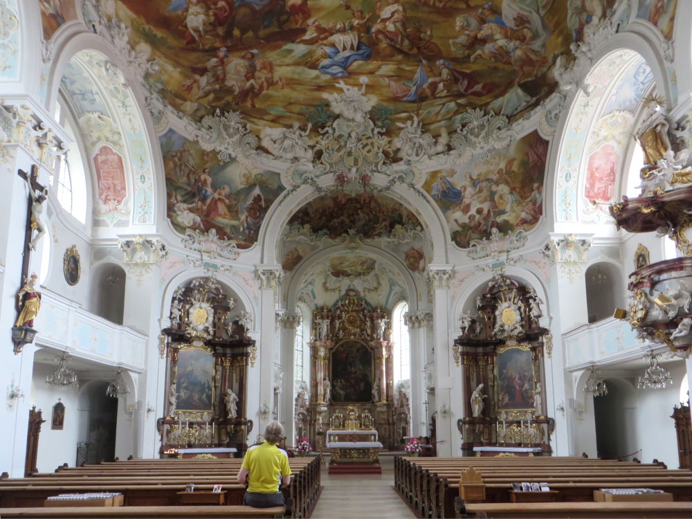 Wolfegg: Schlosskirche (20.7.2018; Foto: Meyerbröker)