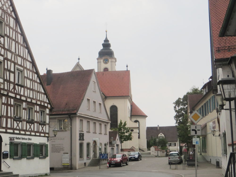 Kißlegg: Hauptstraße (20.7.2018; Foto: Meyerbröker)