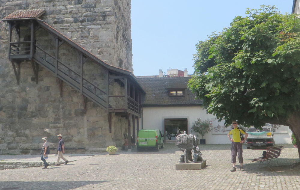 Arbon: Schlosshof (23.7.2018; Foto: Meyerbröker)