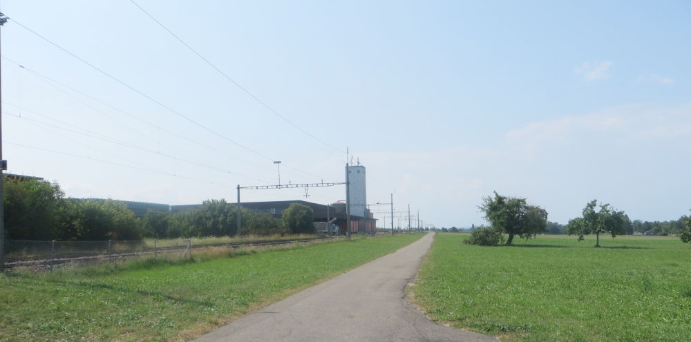 Hinter Kesswil: Bahnweg (23.7.2018; Foto: Meyerbröker)