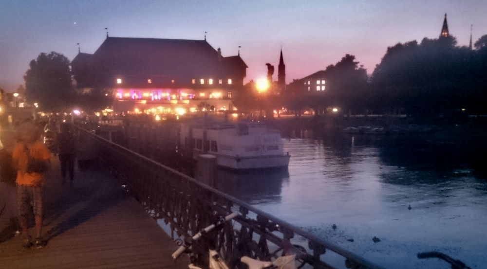 Konstanz: Das Konzilgebäude am Hafen (23.7.2018; Foto: Klare)