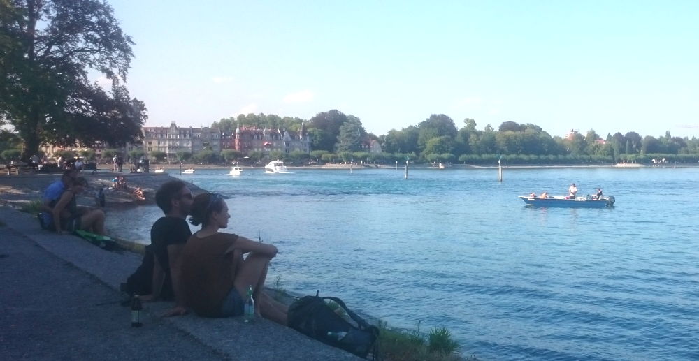 Konstanz: Seepromenade (24.7.2018; Foto: Klare)